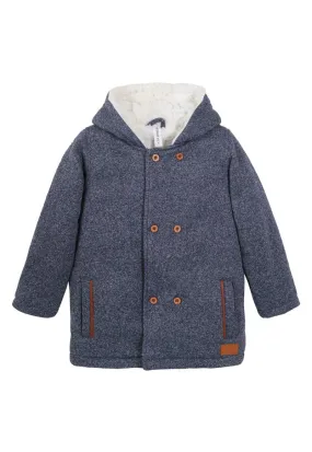 Abrigo Sweet Niño Azul marino Black and Blue