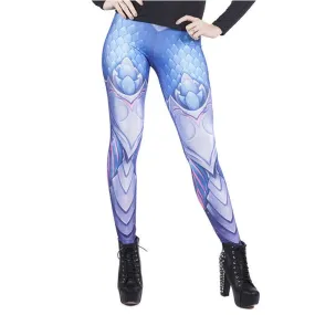 Blue Dragon Leggings by Wild Bangarang
