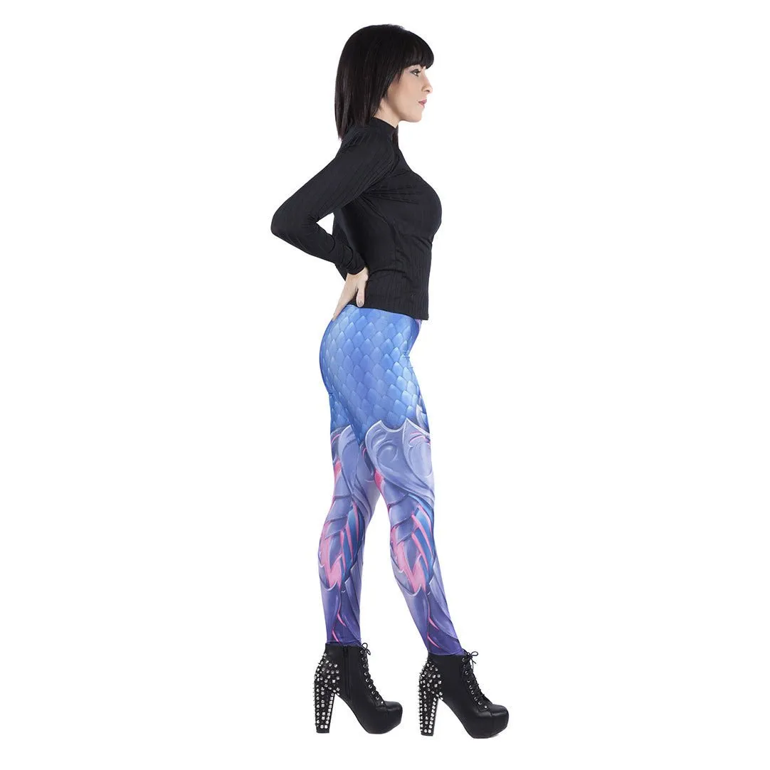 Blue Dragon Leggings by Wild Bangarang