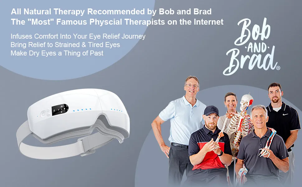 BOB AND BRAD Rechargeable Eye Massager with Heat (Open box)