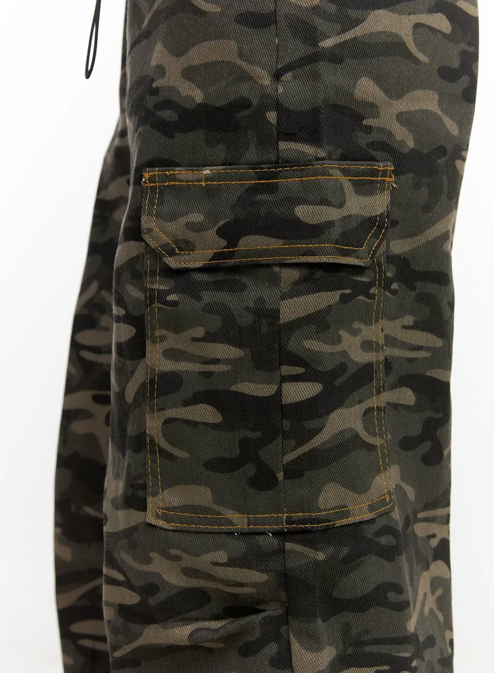 Camo Cargo Stitch Pants CN405