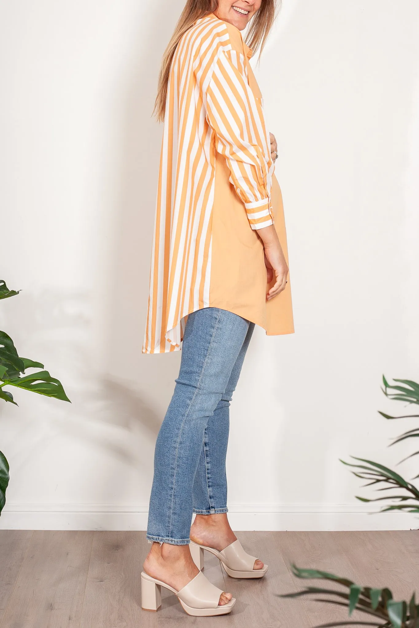 Ena Pelly Bree Cotton Stripe Dress