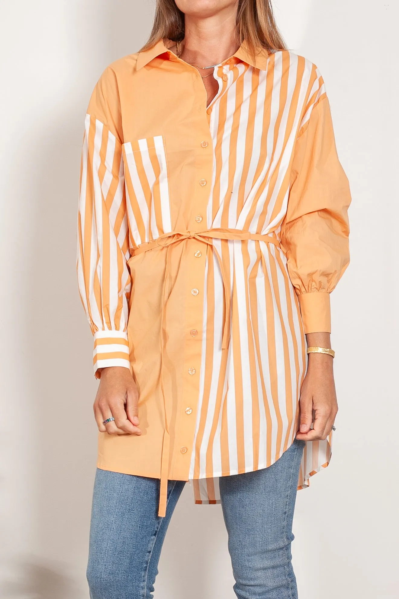 Ena Pelly Bree Cotton Stripe Dress