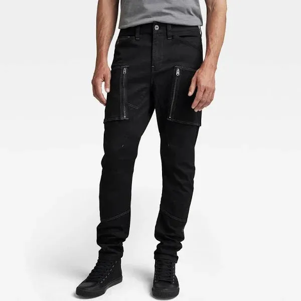 G-Star RAW ZIP PKT 3D SKINNY CARGO-PANT Men’s - DK BLACK