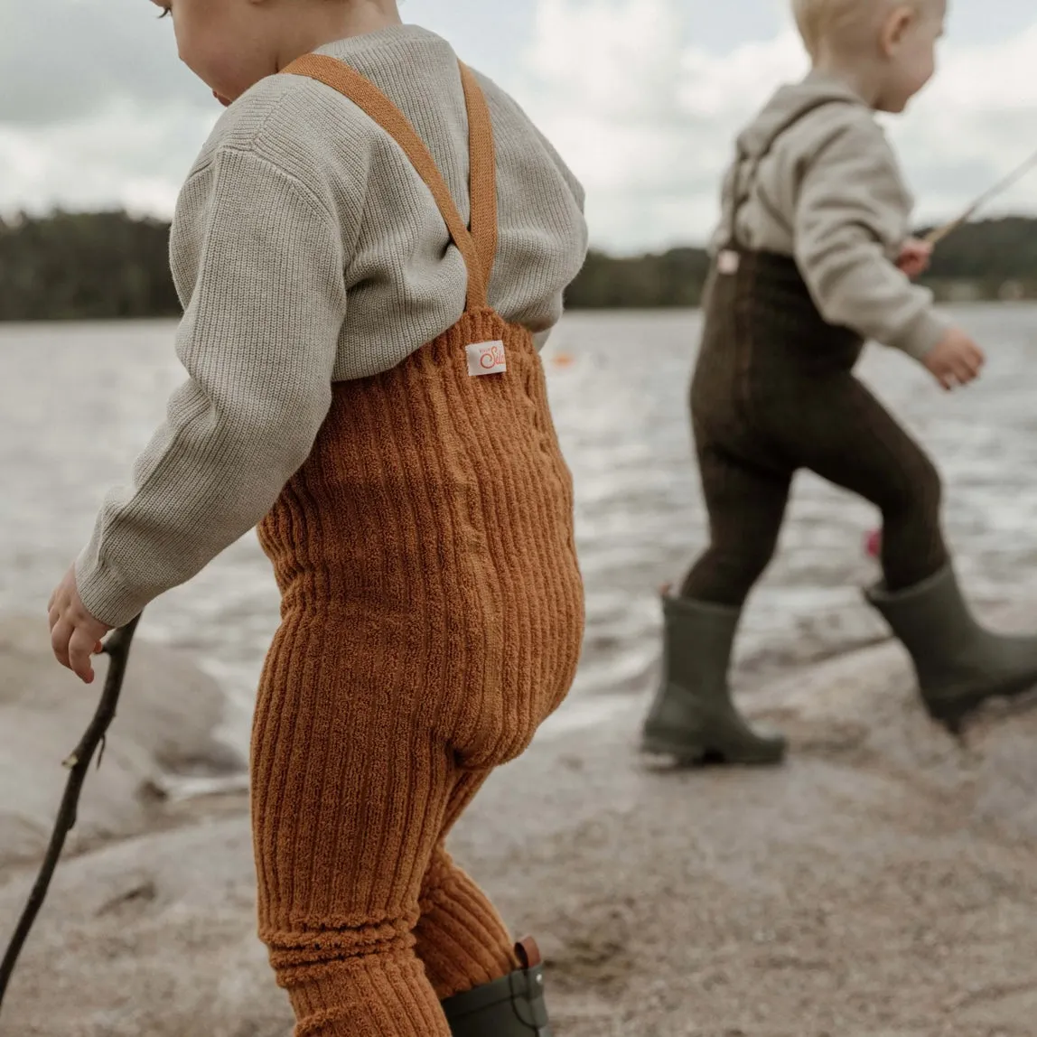 Granny Teddy Warmy Footless Collection - Amber