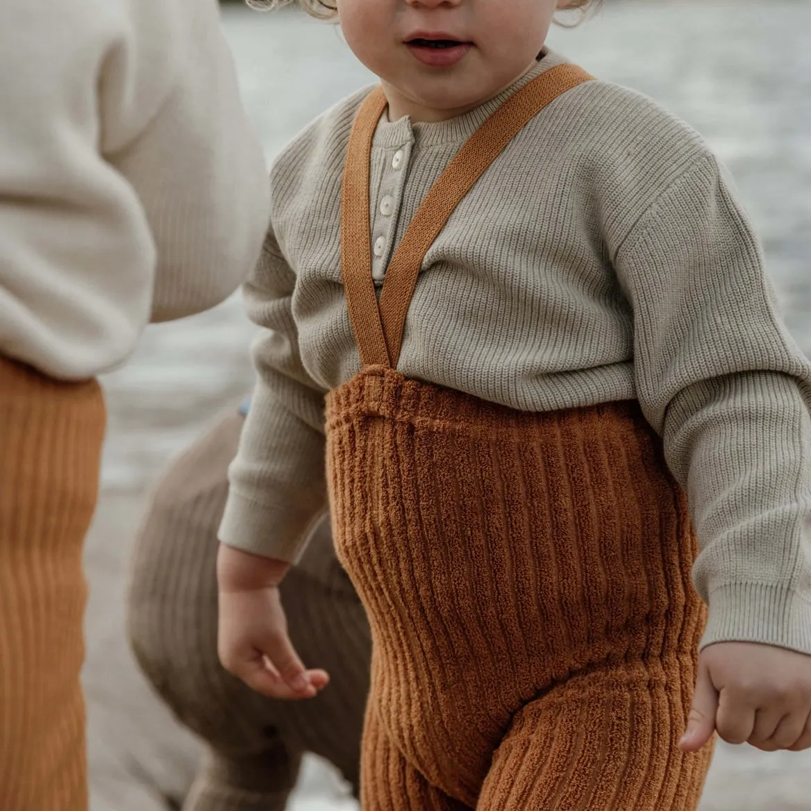 Granny Teddy Warmy Footless Collection - Amber