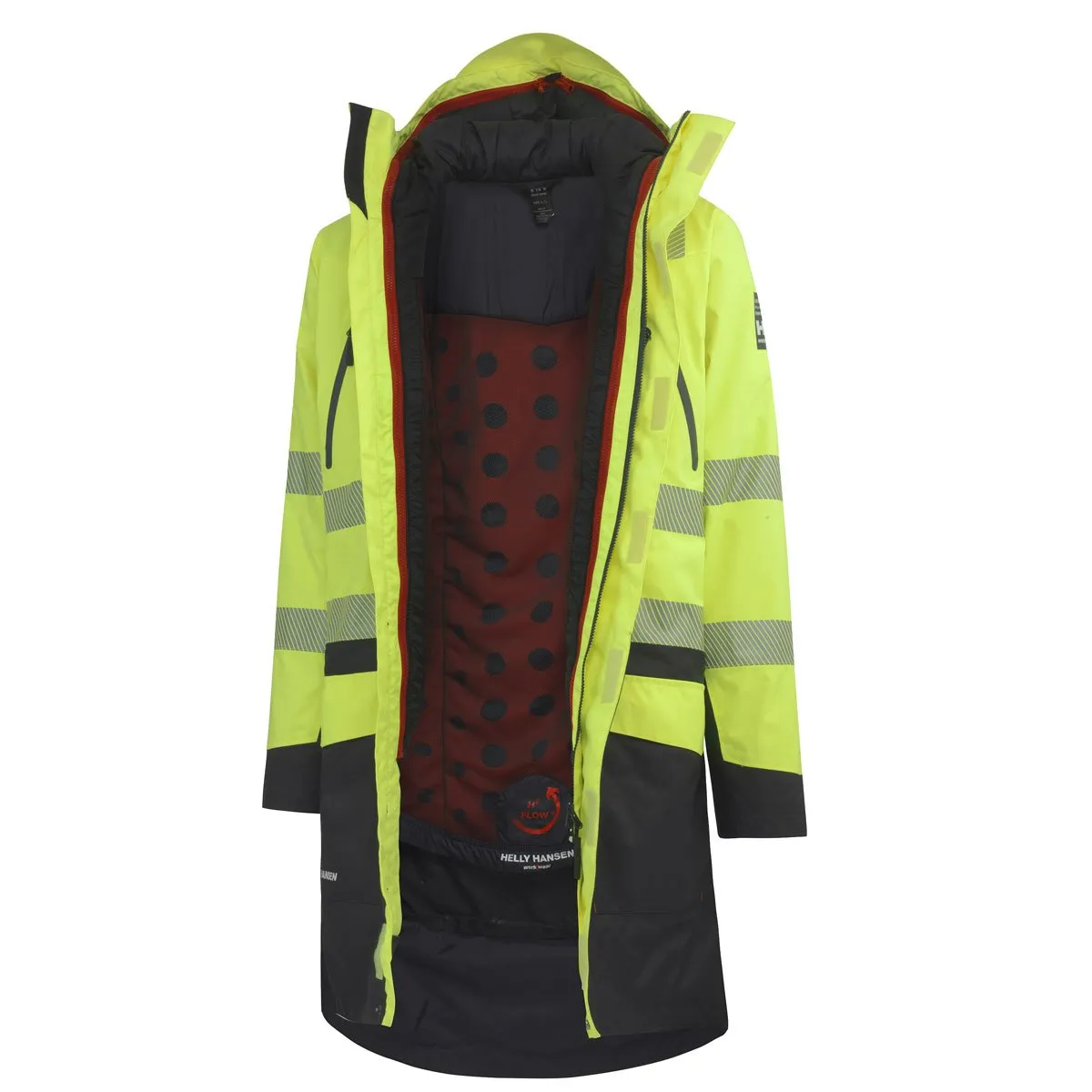 Helly Hansen Men's Yellow/Charcoal Oslo H2 Flow CIS Coat
