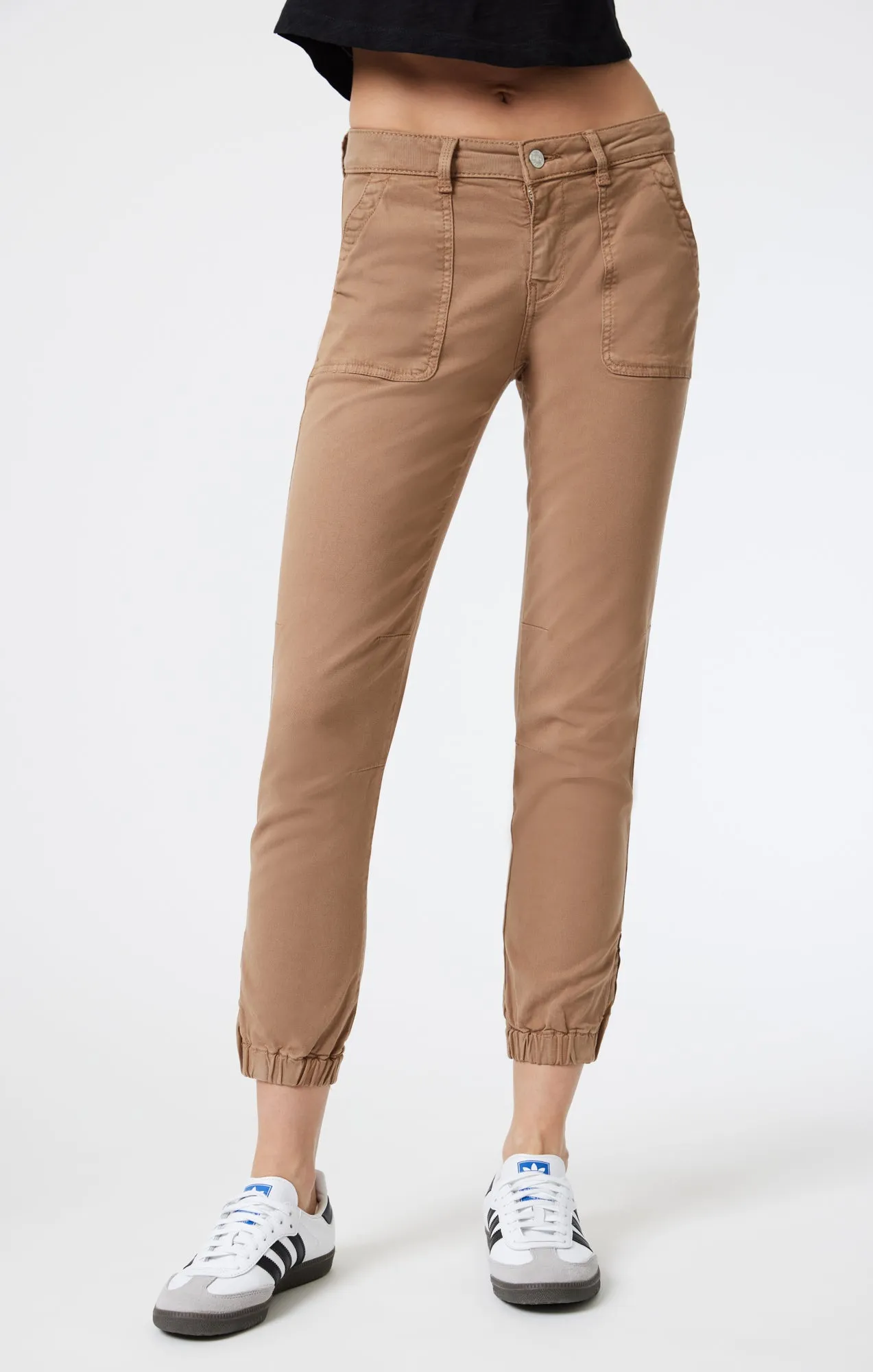 IVY SLIM CARGO IN TIGER EYE'S LUXE TWILL