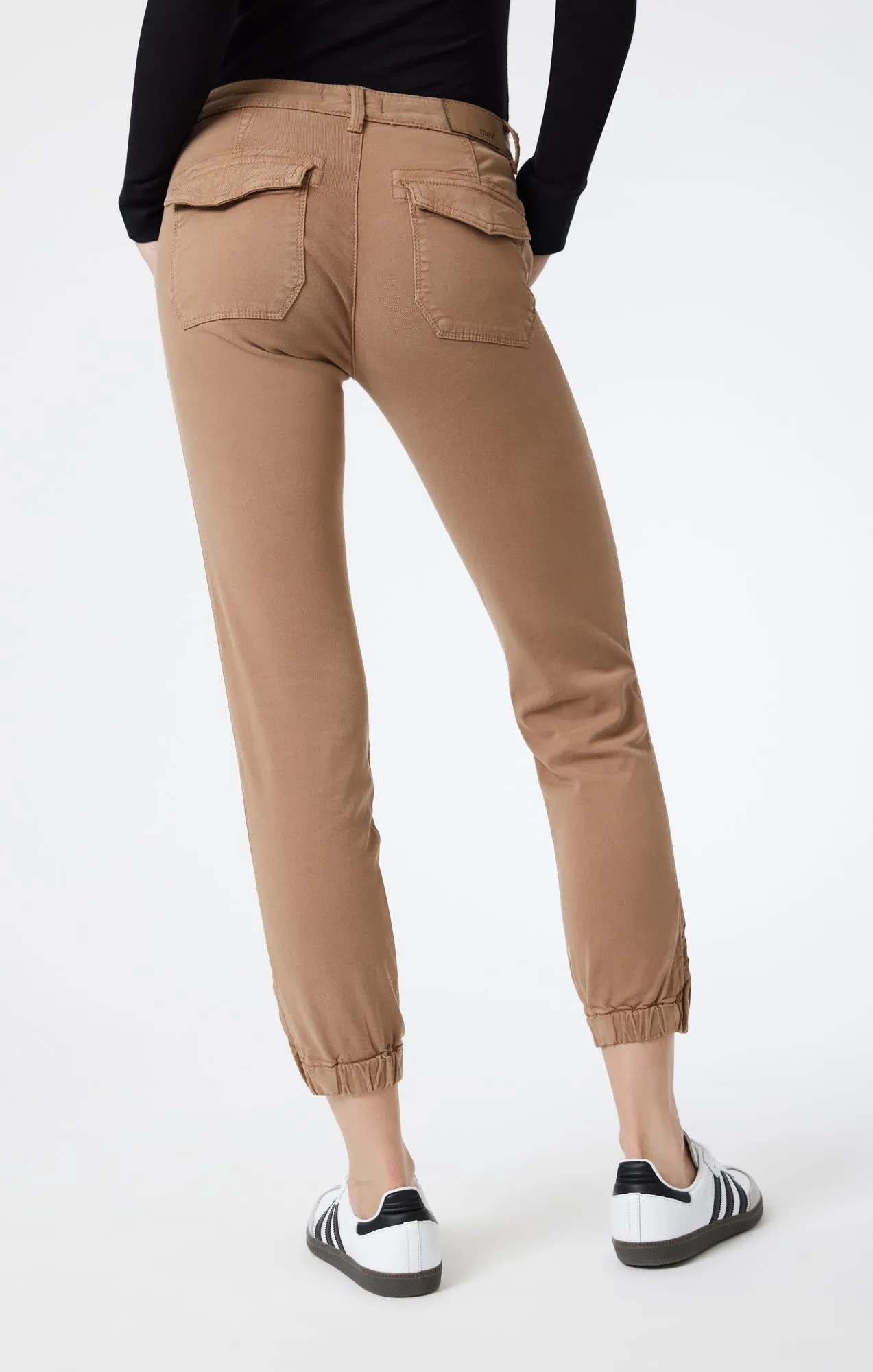 IVY SLIM CARGO IN TIGER EYE'S LUXE TWILL