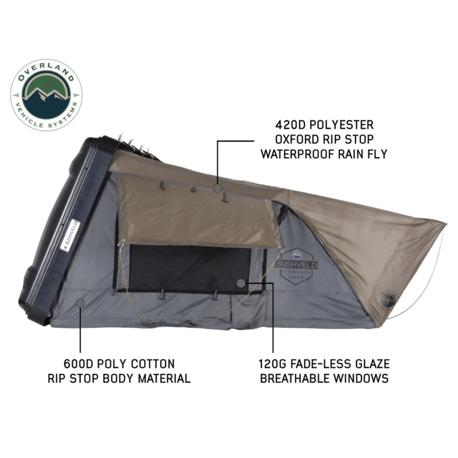 OVS Bushveld Hard Shell Roof Top Tent