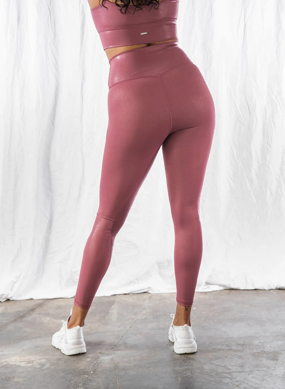 Pink Beat Shine On Tights