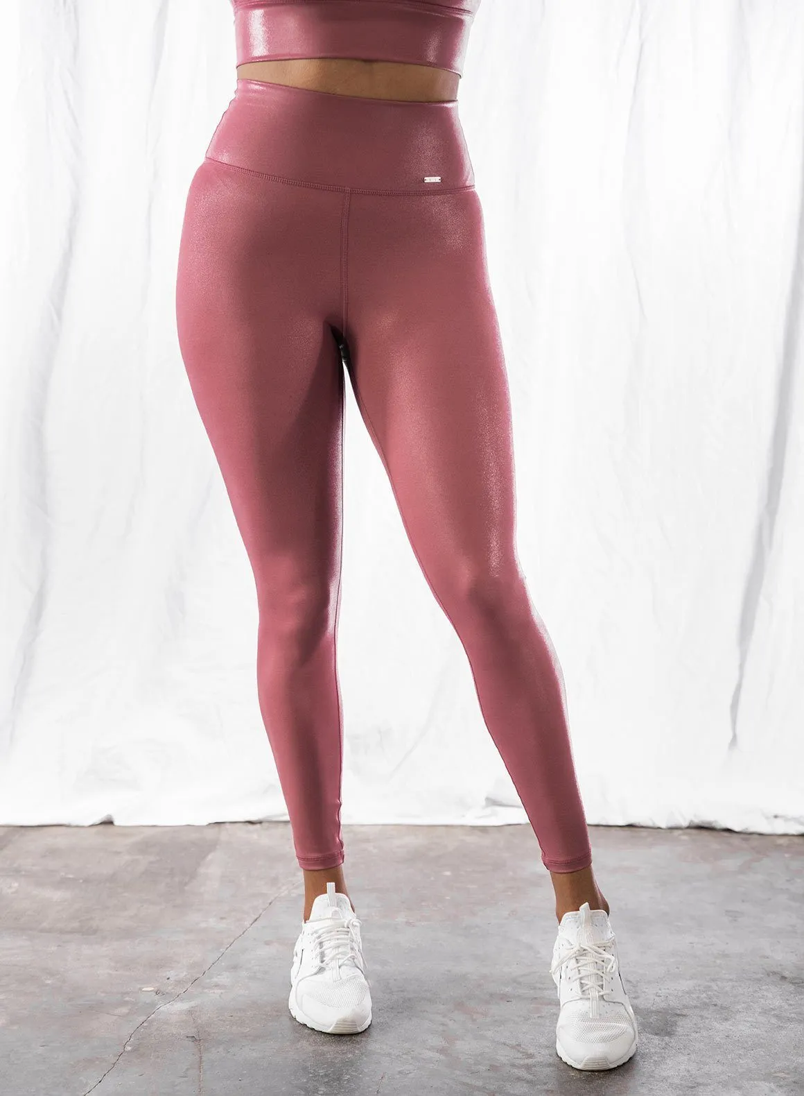 Pink Beat Shine On Tights