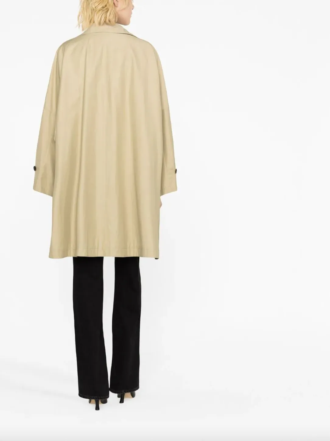 Single-breasted trench-coat